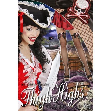 ZAKOLANÓWKI KABARETKI CZARNE PIRACKIE 