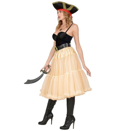 GONNA/SOTTOGONNA IN TULLE CREMA 65 cm