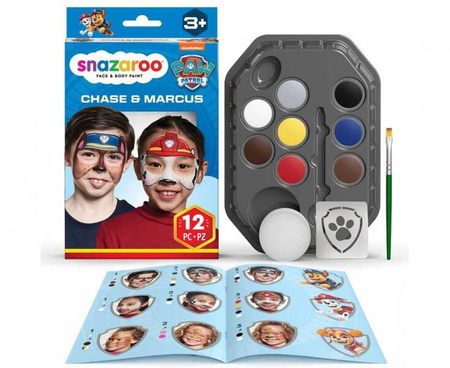 SN Zestaw do malowania twarzy PSI PATROL CHASE & MARSHALL 172199