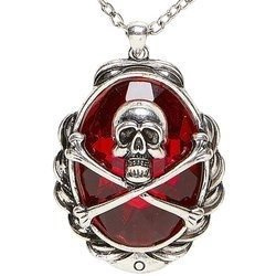 NASZYJNIK PIRATA Z CZASZKĄ