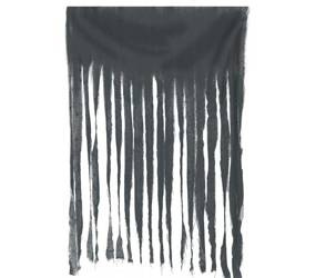 ZASŁONA NA HALLOWEEN SZARA