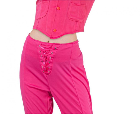 STRÓJ DAMSKI RÓŻOWA KOWBOJKA 