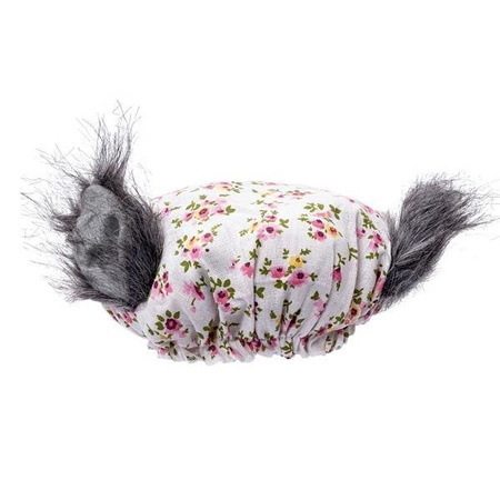 CZAPKA BABCIA Z USZAMI WILKA