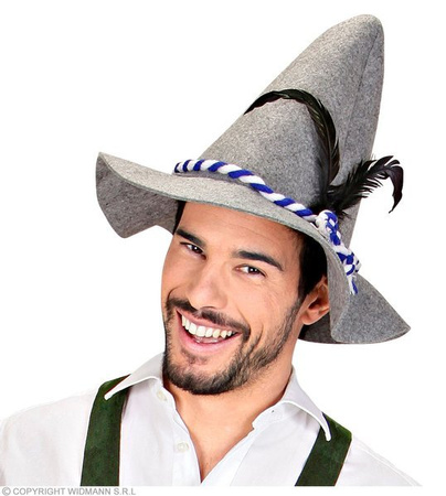 CZAPKA BAWARSKA SZARA