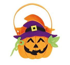 KOSZYK FILCOWY NA SŁODYCZE DYNIA