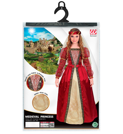 STRÓJ ŚREDNIOWIECZNA KSIĘŻNICZKA