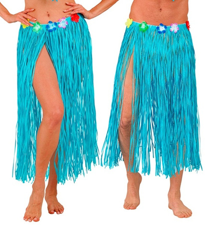 SPÓDNICA HAWAJSKA BŁĘKITNA