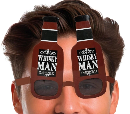 OKULARY BUTELKA WHISKY MAN
