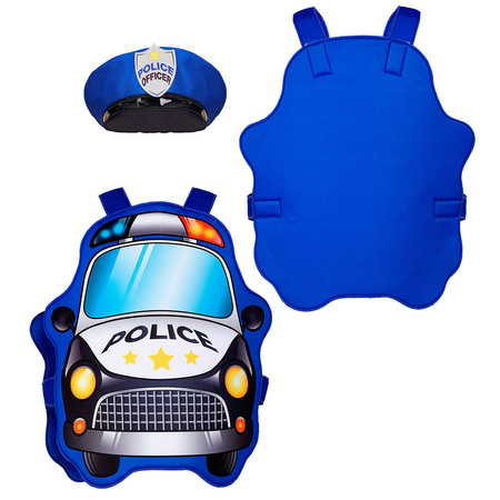 Strój policjant radiowóz policjantka 2 el. unisex karnawał