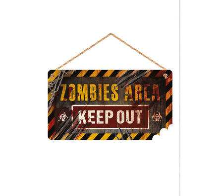 ZAWIESZKA ZOMBIE "KEEP OUT"