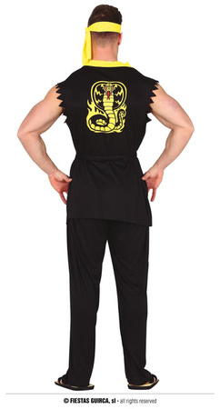 STRÓJ KARATEKA CZARNY SMOK