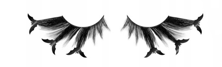 SZTUCZNE RZĘSY CZARNE NIETOPERZE