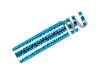 SERPENTYNY HOLOGRAFICZNE NIEBIESKIE 3,8 M