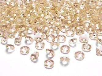 DIAMENTOWE KONFETTI ZŁOTY 12 MM 100 SZT