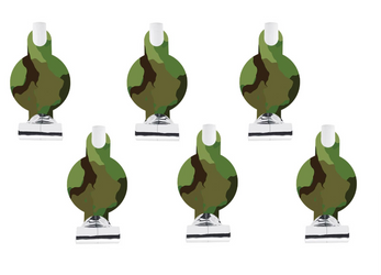 GWIZDKI TRĄBKI ROZWIJANE MORO 6 SZT.