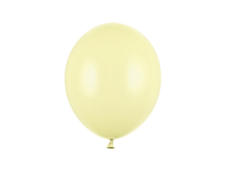 BALONY PASTELOWE ŻÓŁTE 27 CM 100 SZT