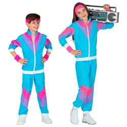 STRÓJ DRES LATA 80 NIEBIESKI DZIECIĘCY