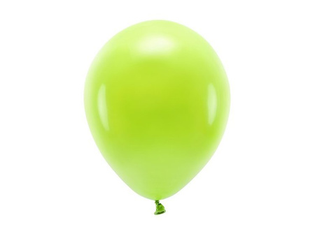 BALONY ECO PASTELOWE 26 CM ZIELONE JABŁUSZKO 10 SZT