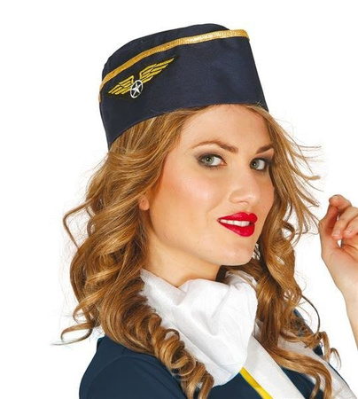 CZAPKA STEWARDESSY GRANATOWA