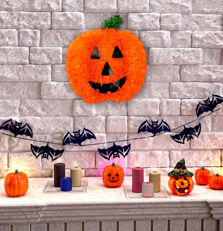 DYNIA POMARAŃCZOWA 26 X 28 CM HALLOWEEN