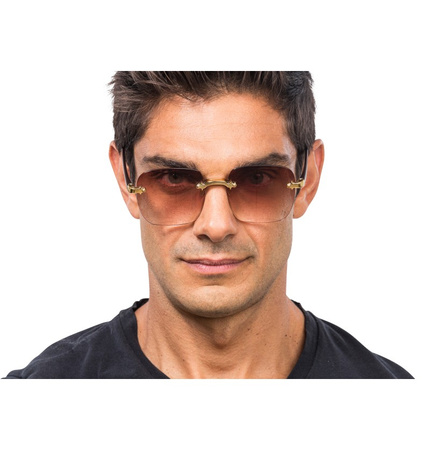 OKULARY PRZYCIEMNIANE BRĄZOWE