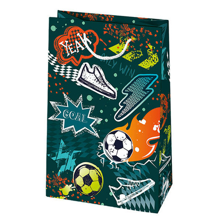 TOREBKA PREZENTOWA PIŁKARZ 16X24X7 CM