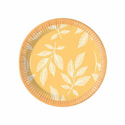 TALERZYKI POMARAŃCZOWE GAŁĄZKI 20 CM 8 SZT.