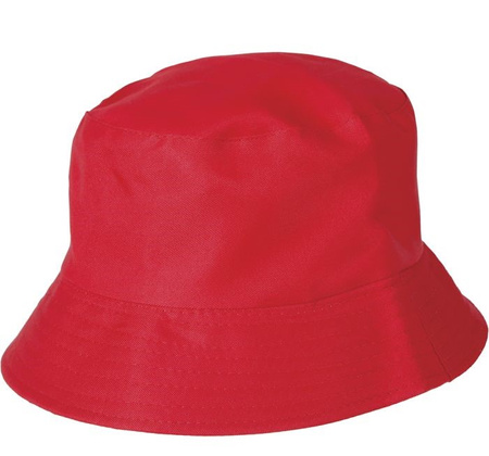 CZAPKA CZERWONA BUCKET HAT BEER KING
