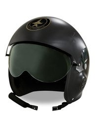 CZARNY KASK PILOTA PILOT