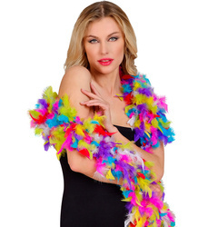 BOA Z PIÓR KOLOROWE 180 CM 50 G