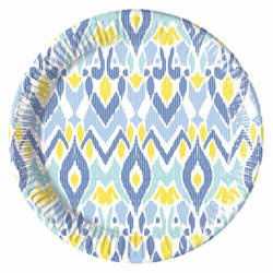 TALERZYKI WZÓR ETNICZNY 23 CM 8 SZT.