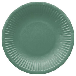 TALERZYKI PAPIEROWE ZIELONE 18 CM 8 SZT.