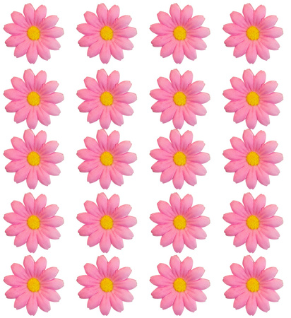 SZTUCZNE KWIATY RÓŻOWE 20 SZTUK