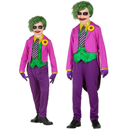 STRÓJ MAD JOKER SZALONY KLAUN HALLOWEEN