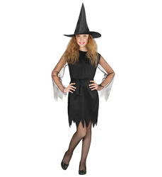 STRÓJ CZAROWNICY WITCH CZARNY