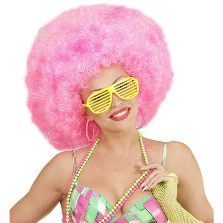 KOLCZYKI NEONOWE RÓŻOWE