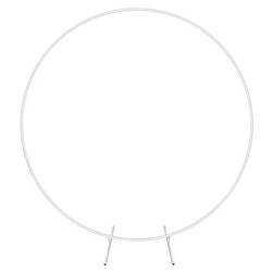 BIAŁY STELAŻ DO BALONÓW KOŁO METAL 2M