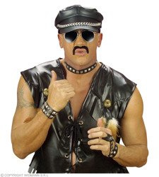 BRANSOLETA PUNK Z ĆWIEKAMI