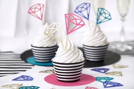 PODKŁADKI PAPIEROWE OKRĄGŁE MIX 14 SZT