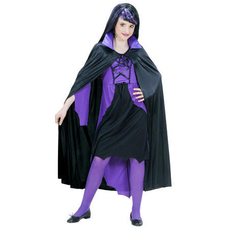 PELERYNA DZIECIĘCA WAMPIRA CZARNA 110 CM