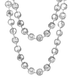 ZESTAW NASZYJNIKÓW DISCO SREBRNY