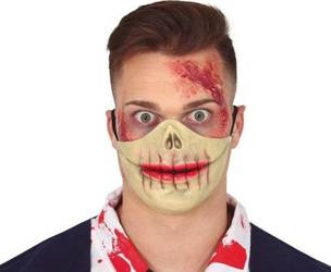 MASKA ZOMBIE LATEKSOWA PÓŁ TWARZY