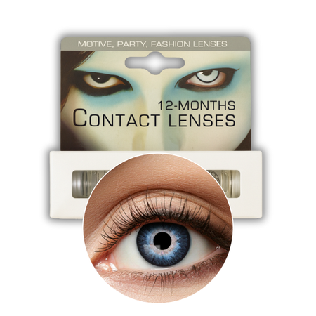 SOCZEWKI ROCZNE NATURALNE NIEBIESKIE A10