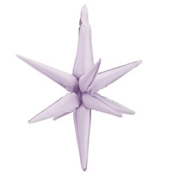 BALON FOLIOWY GWIAZDA 3D 70 CM FIOLET