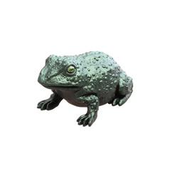 DEKORACJA ZIELONA ŻABA ROPUCHA
