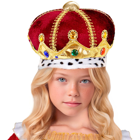 KORONA DZIECIĘCA KRÓLA KRÓLOWEJ 