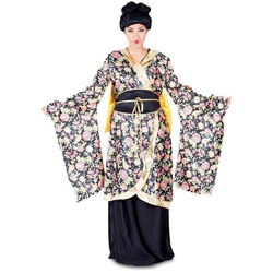STRÓJ GEJSZA KIMONO KWIATY