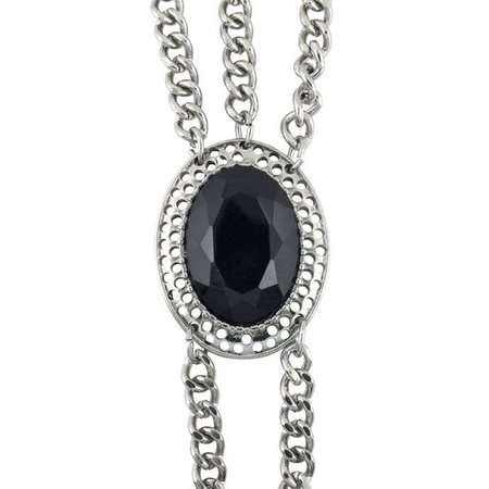 BRANSOLETKA Z PIERŚCIONKIEM GOTYK