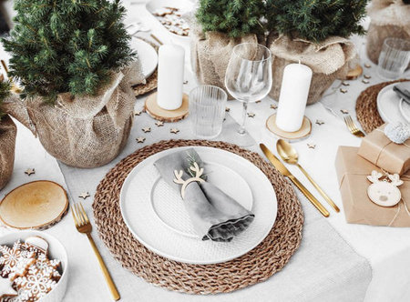 OBRĄCZKI NA SERWETKI RENIFERKI 6 SZT