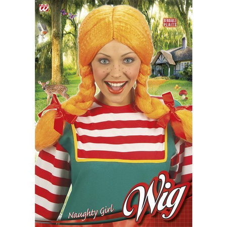 PERUKA URWIS RUDE WARKOCZE